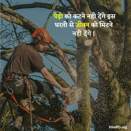 slogan on plants in hindi