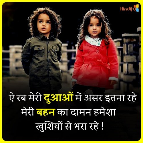 quotes in hindi about sister