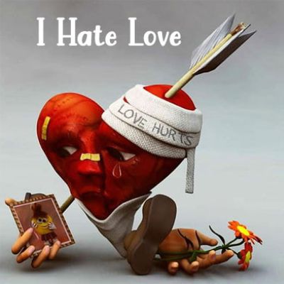 i hate my love dp